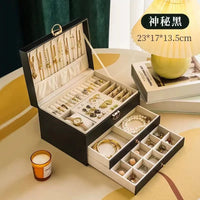 Luxury Large Capacity Jewelry Box for Earrings, Necklaces, Rings, and Bracelets