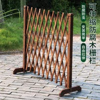 Expandable Wooden Garden Fence Trellis for Outdoor Yard Patio Decor and Plant Climbing