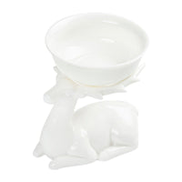 Deer Ceramic Tea Strainer with Fine Mesh Filter for Loose Leaf Tea