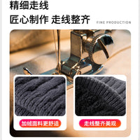 Unisex Fleece Lined Knitted Neck Warmer for Winter Outdoor Activities