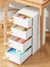 Tidyhome Under-Desk Drawer Cabinet for A4 Files and Office Supplies, Multi-layer Storage Organizer
