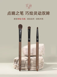 WJTT 3-6 Pcs Eye Makeup Brush Set for Eyeshadow, Blending, and Highlighting