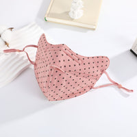Floral Print Reusable Face Mask with Ear Loops, Breathable and Washable