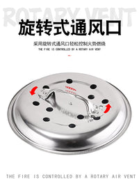 Portable Charcoal Grill and Fire Pit for Outdoor Camping and Home Use