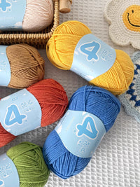 Combed Cotton Milk Yarn Ball for Hand Knitting and Crochet DIY Crafts