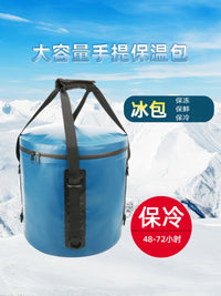 Large Capacity Insulated Food Delivery Bag, Thickened Waterproof Cooler for Hot and Cold Food