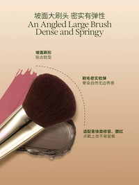 OUT OF OFFICE Professional Double-Ended Makeup Brush Set for Contour, Highlight, Concealer, and Powder