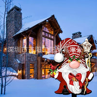 Christmas Gnome Garden Stake Decoration for Lawn and Yard