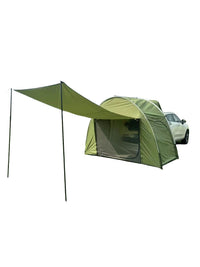SUV Tailgate Tent with Awning, Oxford Cloth, Quick Setup for Outdoor Camping