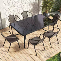 Outdoor Patio Folding Bistro Table and Chairs Set for Balcony Garden