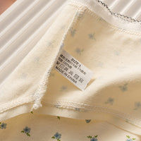 Women's Plus Size Cotton Briefs, Antibacterial Breathable Mid-Waist Underwear