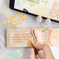 DIY Creative 3D Butterfly Pull-Out Recording Greeting Card for Friends