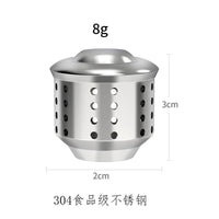 304 Stainless Steel Anti-Splash Lid for Moka Pots and Coffee Makers