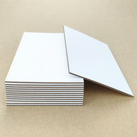 White Cardboard Sheets 1mm 1.5mm 2mm Thick Double-Sided Smooth White Hard Cardboard