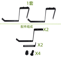 Adjustable Balcony Railing Planter Hooks for Garden Pots and Flower Boxes