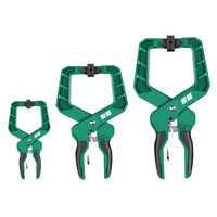 Woodworking G-Clamp Set with Quick-Lock Ratchet Mechanism