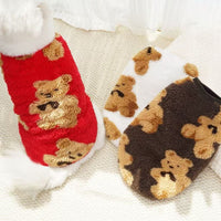 Pet Plush Warm Winter Coat for Small to Large Dogs and Cats