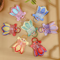 Koi Embroidered Sachet Empty Bag for DIY Aromatherapy, Car Hanging, or Decorative Pendant