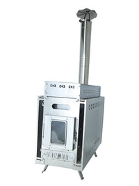 Metal Outdoor Sauna Heater, Wood Combustion versatile-Combustible Camping heater for Hot Tent Heating