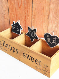 Rustic Wooden Coffee Pod Storage Box Wall Mounted Organizer Multi-purpose Decor