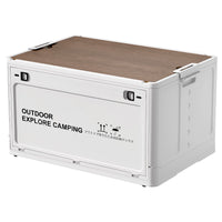 Foldable Outdoor Camping Storage Box for Car Trunk Organization and Picnics