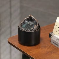 Mini USB Desktop Water Fountain Ornament with Silent Circulating Water Feature