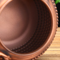 Handmade Uncoated Copper Teapot for Boiling Water, Modern Minimalist Design