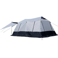 Alltel Automatic Pop-Up 6-12 Person Blackout Tent with Aluminum Poles, Two Rooms and One Living Area, Sun Protection and Rainproof for Camping