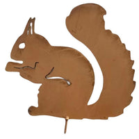 Rusty Metal Silhouette Garden Stakes Outdoor Yard Art Decor