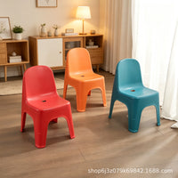 Thickened Adult Backrest Stool for Home Use, Shower, and Everyday Seating