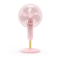 USB Rechargeable Desktop Mini Fan with Strong Airflow for Home, Office, Dormitory