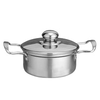 Stainless Steel Mini Hot Pot for Individual Dining, Thickened Shabu-Shabu Pot for Restaurants and Home Use