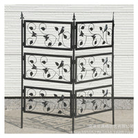 European Style Metal Garden Trellis for Climbing Plants, Roses, Clematis - Outdoor Decorative Wall Grid Fence