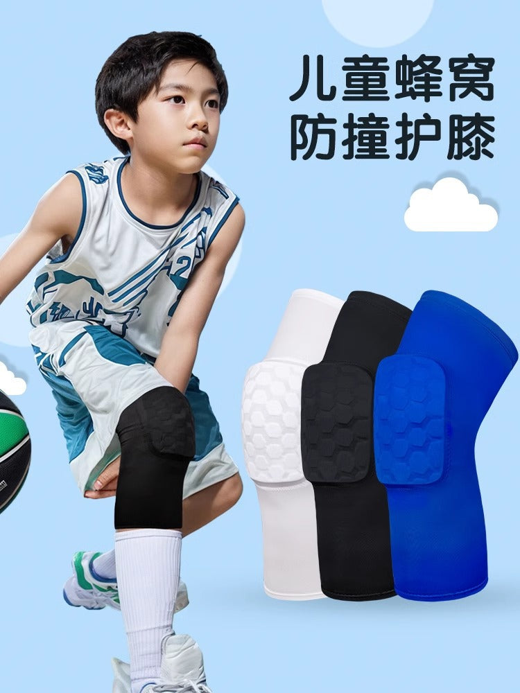 Kids' Sports Knee and Elbow Pads Set for Cycling Basketball Skateboarding Soccer - Thin, Breathable, Anti-Collision