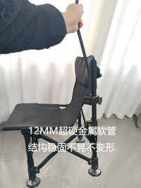 Portable Fishing Umbrella Holder with Clamp and Flexible Metal Hose
