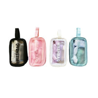 Travel Facial Cleansing Brush Set with Headband, Wristbands & PU Cosmetic Bag