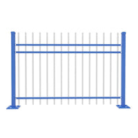 Zinc Steel Fence Panel for Residential, Industrial, and Outdoor Security