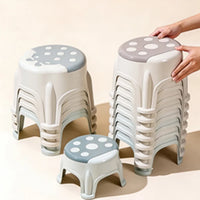 Non-Slip Plastic Bathroom Stool for Home Use