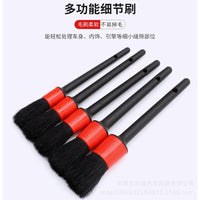 Car Detailing Brush Set for Wheels, Vents, Engine, and Interior Cleaning - 5 Piece Kit