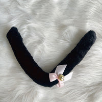 Lolita Cat Paw Gloves Headband Tail Set Plush Cosplay Accessories