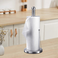 Kitchen Countertop Paper Towel Holder Stand for Plastic Wrap and Napkins