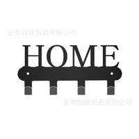 Creative Letter Wall Hooks for Home Entryway and Door Back Storage