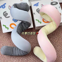 Versatile 360° Adjustable Memory Foam Travel Neck Pillow