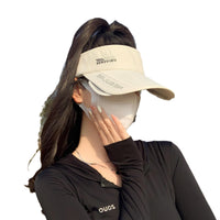 UV Protection Cycling Sun Visor with Retractable Wide Brim