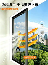 Self-Adhesive Mosquito Screen for Sliding Windows, Easy Installation, Dustproof and Durable