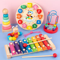 Orff Kids' 8-Note Xylophone & Activity Toy Set for Early Education