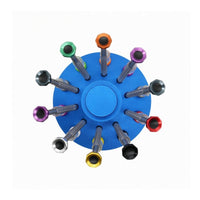 10-Piece Precision Screwdriver Set with Metal Octagonal Handle