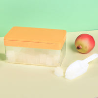 Silicone Ice Cube Tray with Lid, Large Capacity Ice Maker Container for Summer Homemade Popsicles and Ice Balls