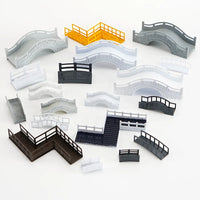 Miniature Landscape Bridge Model for DIY Sand Table Architecture