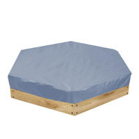 Waterproof Hexagonal Sandbox Cover for Outdoor Kids' Play Area, Garden Patio Sandpit Rain Cover